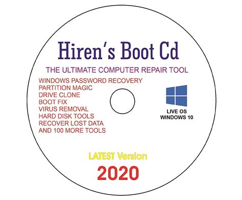 hirens boot cd old versions